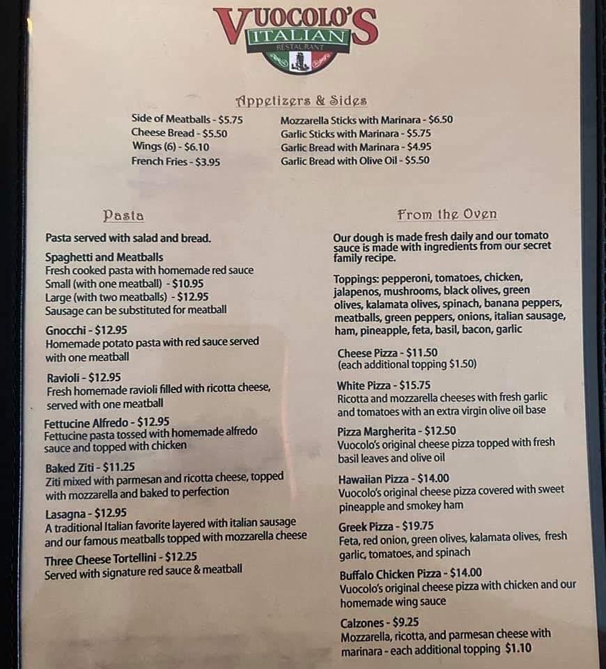 Vuocolo's Italian Pizzaria